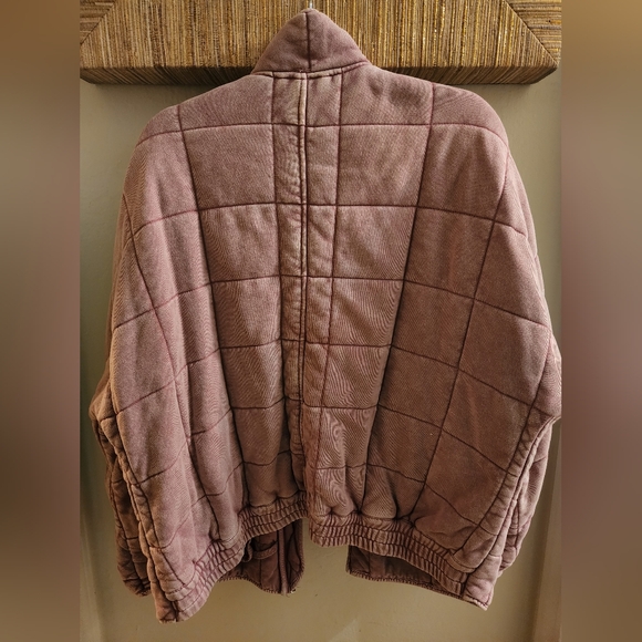 Free people women’s dolman quilted knit jacket - Picture 6 of 6